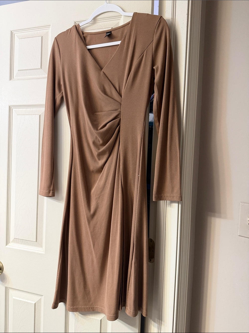 Women's Dazy Brown Long-Sleeve Dress